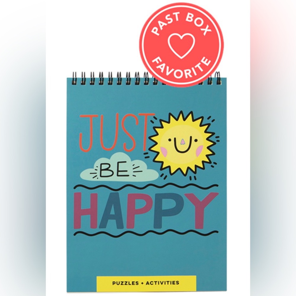 TF Publishing Co. Brain Teasers + Activity Book "Just Be Happy" (Games, Puzzles)